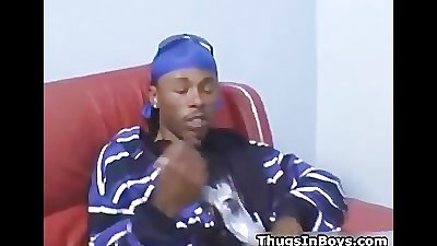 Black thug rams his dick part5