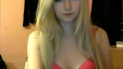 VERY CUTE young teen girl on cam - www.420TeenCams.com for more!