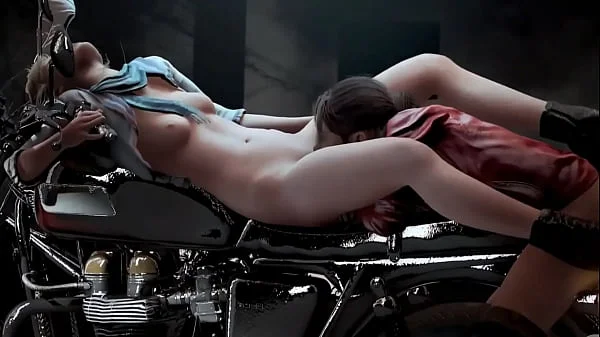 3D novinhas se masturbando encima da moto    WD