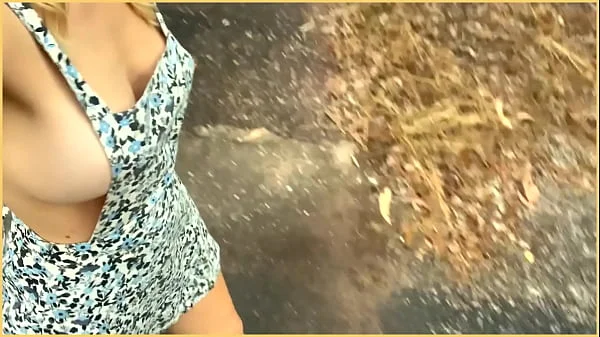 Amateur Wife Outdoor Public Side Boob