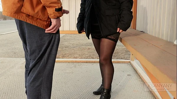 I love to get my dick in front of married strangers at the bus stop ... But I was in for a surprise!