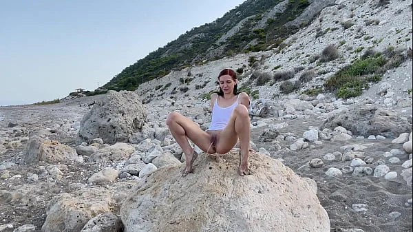 Pee Fuck and Golden shower on the beach