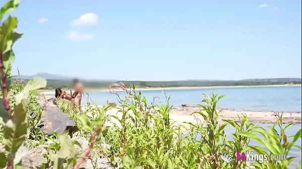 She flaunts her BIG TITS in public before a glorious outdoor sex session! Natali Quinn