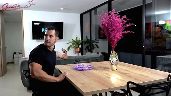 Cuckold watching movies while his wife fucks a big cock - Sara Blonde Duncan Saint