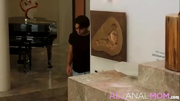 Syren catches Carlos, her gooner stepson, jerking off to anal porn on Mother’s Day.