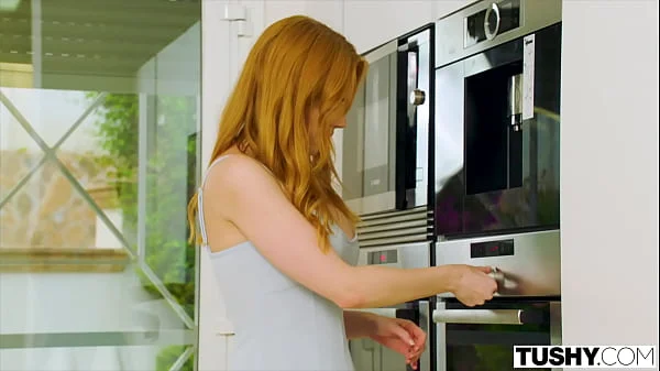 TUSHY Stunning redhead Scarlett explores her anal fantasies