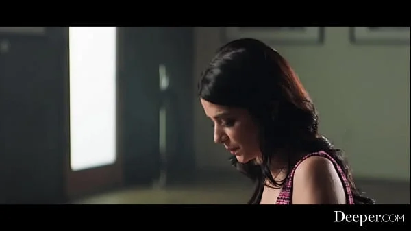 Deeper. Sultry Jade Has Intense Public Sex At Art Gallery