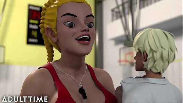 ADULT TIME - Giantess MILF Professor & Hentai Bondage - Hentai Sex University