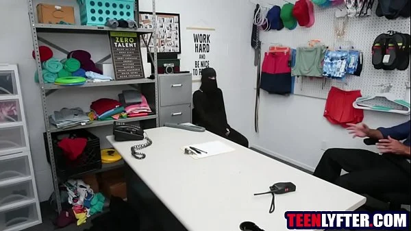Hot muslim girl fucked hard for shoplifting