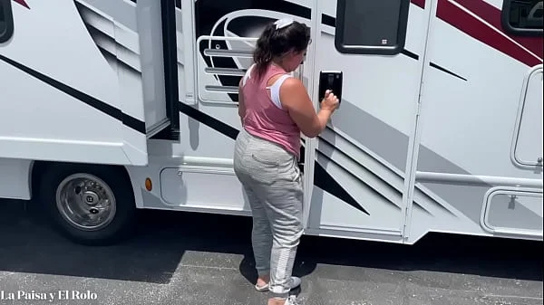 Colombian babe gives pussy ass down payment for RV. La Paisa