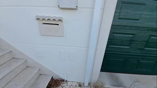 Wife hides in a travel and gets anal creampie from her husband's best friend