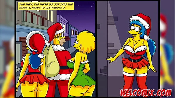 Christmas Present! Giving his wife as a gift to beggars! The Simptoons, Simpsons Hentai