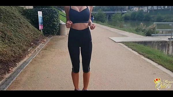 Fucking My Girlfriend While She Works Out In The PARK - Maria Kalos