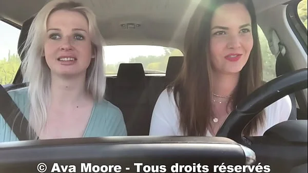 DEFI INCONNU - Première Fois Pour Ce Mec Chanceux Qui Se Fait Sucer Par 2 Filles! On Lui Vide Les Couilles Sur Le Bord d'Une Route!