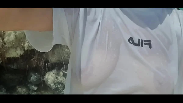 Extreme hot slut outdoor. Ass and pussy playing