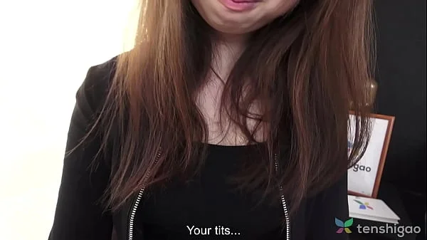 Casting couch with cute Japanese amateur Miss Ai Okamoto sexy nurse from Tokyo interview uncensored JAV first ever JAV pussy licking pt2