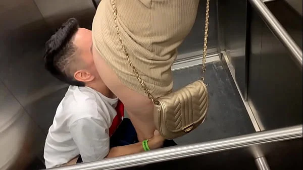 Sex in public, in the elevator with a stranger and they catch us