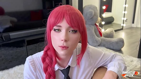 Makima Fucks Denji. He Cum 2 Times: Creampie and Facial