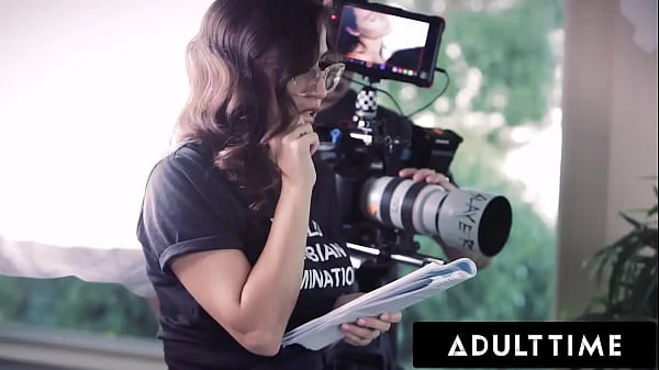 ADULT TIME - Lana Rhoades Lets Hot Lesbian Director April O'Neil Ride Her Face!