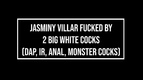 Brazilian beautiful ebony princess, Jasminy VILLAR fucked by 2 huge white cocks (DAP, Interracial - WMBW, gapes, ebony, prolapse, ATM, Ball-deep anal) OB334