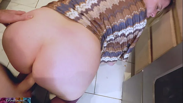 Stepson fell and stepmom fucks him to help him get up