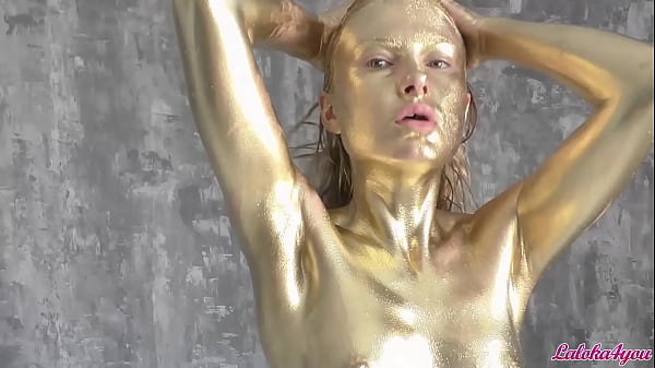 Paints Herself and Rides a Cock - Deepthroat and Doggystyle Fuck - Laloka4you