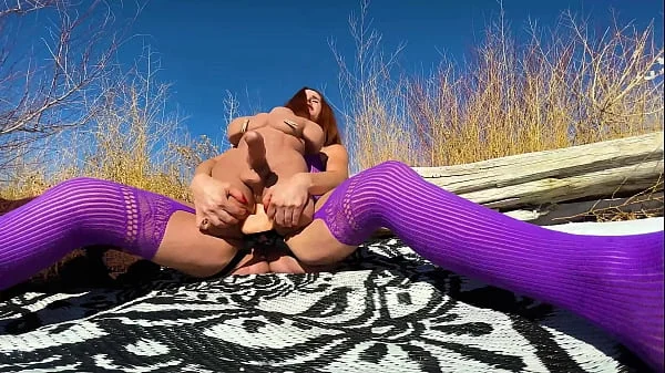 Futanari Sex Doll Fuck Outside With Tantaly Toy