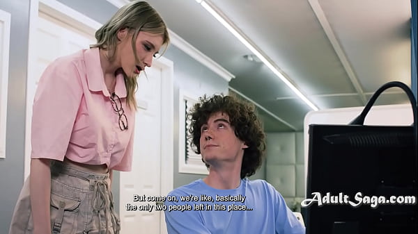 Shy Girl Decides To Make A Move On Her Office Crush - Melody Marks, Jodie Johnson