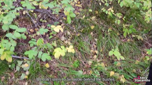 Walking with my stepsister in the forest park. Sex blog, Live video. - POV