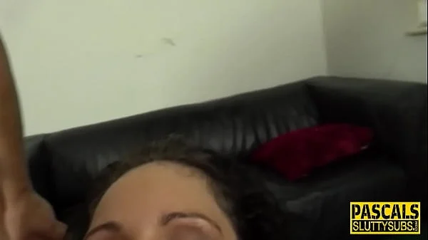 Real bdsm skank sucking and fucking