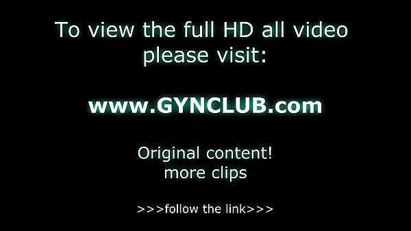 Gyno orgasm on gyno chair