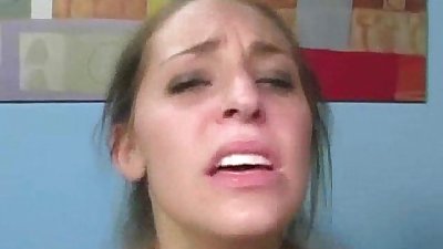 Girl gives blowjob then rides dick