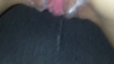 Young white ass lets huge creampie pour out her pussy