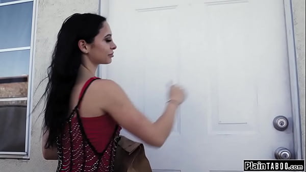 Nerdy girl licking her former college gf